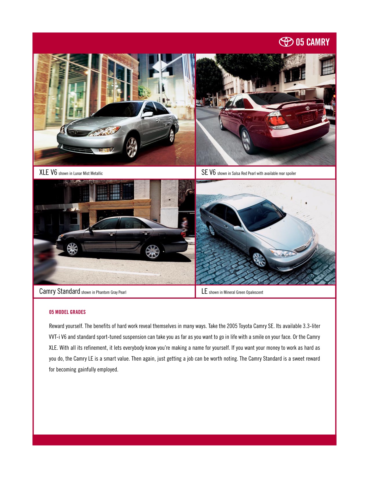2005 Toyota Camry Brochure Page 5
